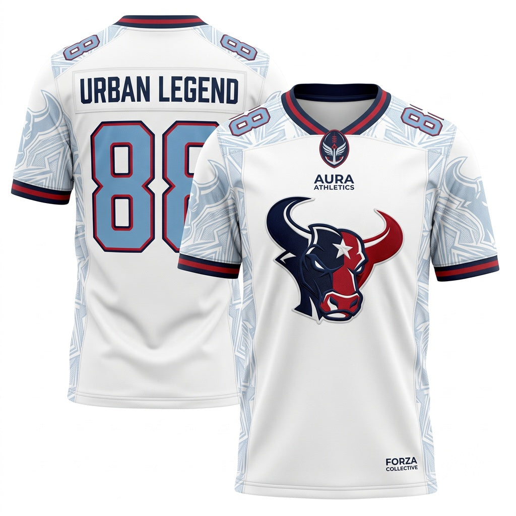 Unisex Breathable Stitched Football Jersey Lightweight Mesh Athletic Game Day Fan Jersey