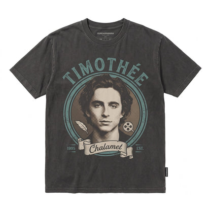 Timothee Chalamet Vintage Retro Celebrity Graphic Gift for Men Women Unisex TShirt