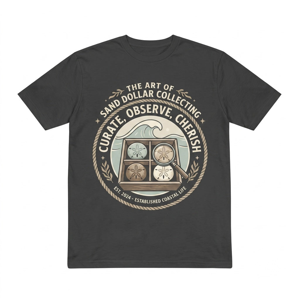 Sand Dollar Distressed Graphic Seashell Collector Coastal Aesthetic Unisex TShirt
