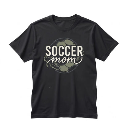 Embroidered Soccer Mom Sports Pullover Gameday Athletic Apparel Unisex TShirt