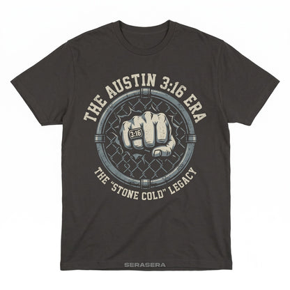 Stone Cold Steve Austin Graphic Vintage 90s Pro Wrestling Fan Cotton Apparel Unisex TShirt