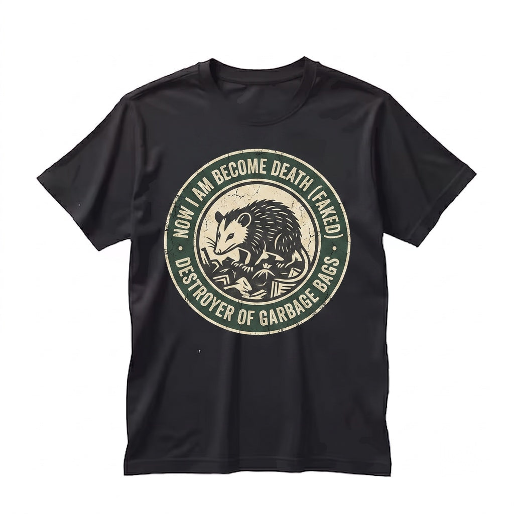 I Am Become Death Funny Opossum Meme Graphic Heavy Cotton Unisex TShirt