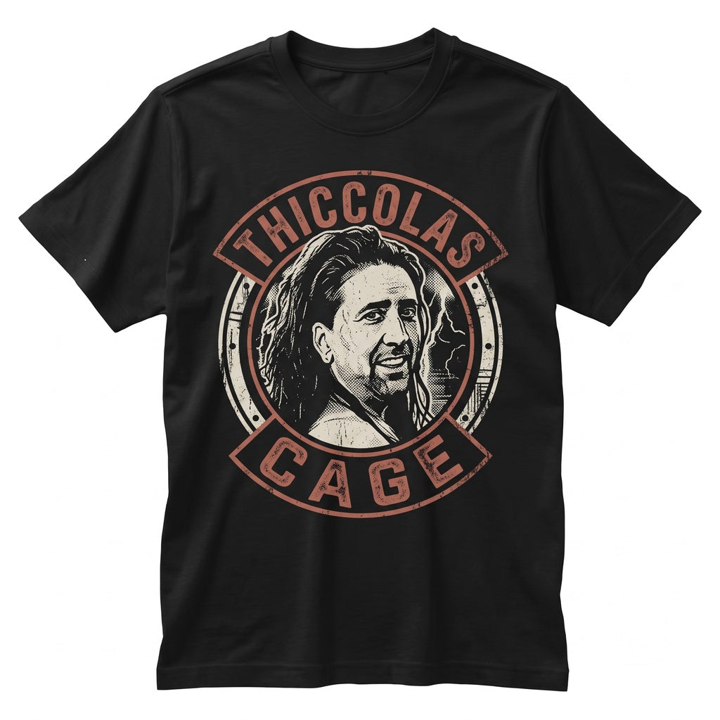 Thiccolas Cage Vintage Unisex TShirt Gift For Men And Women Timnas FD