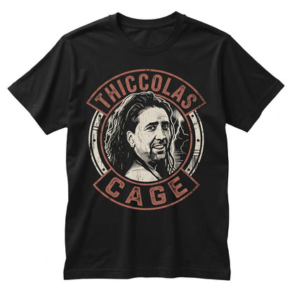 Thiccolas Cage Vintage Unisex TShirt Gift For Men And Women Timnas FD