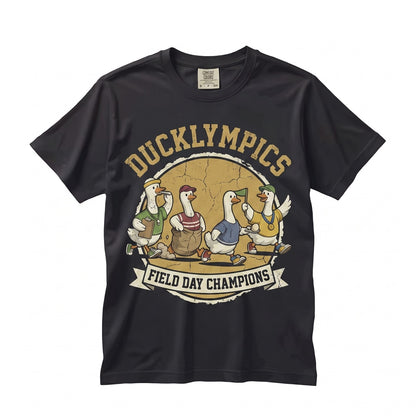 Funny Silly Goose Field Day Teacher Student School Sports Event Graphic Unisex TShirt