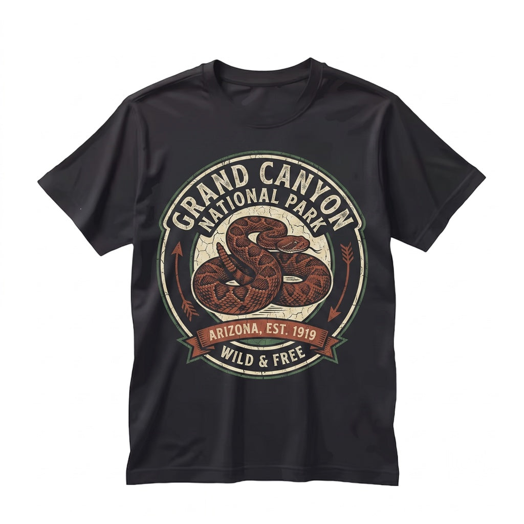 Vintage Grand Canyon National Park Arizona Souvenir Gift Unisex TShirt
