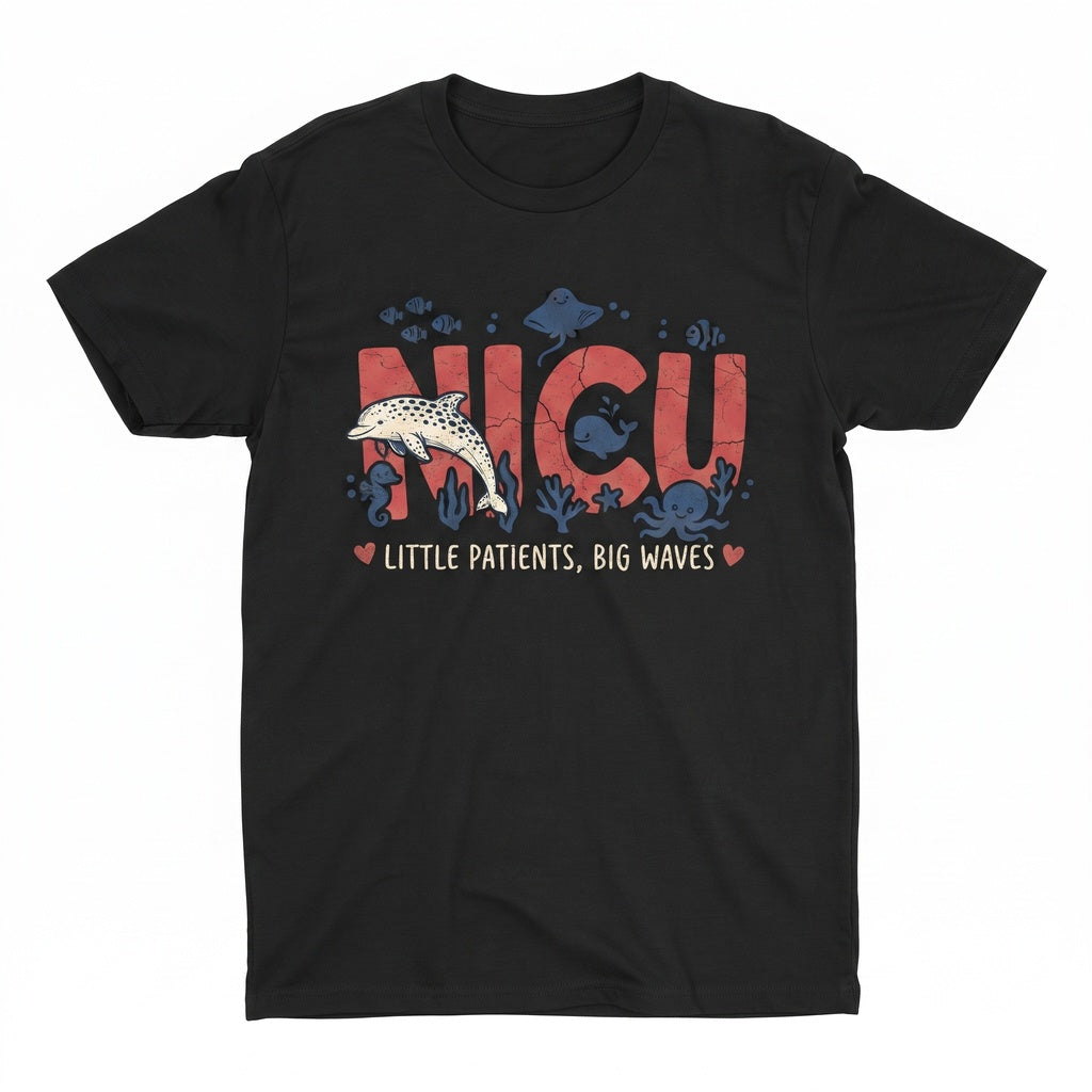 NICU Nurse Ocean Neonatal Intensive Care Unit Animal Gift Unisex TShirt