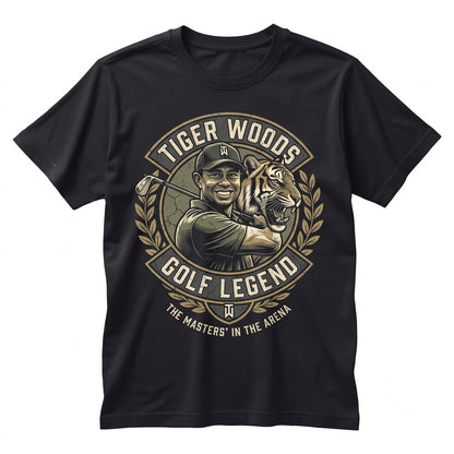 Tiger Woods Golf Legend Graphic Retro Champion Icon FD Unisex TShirt