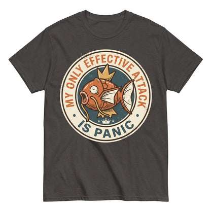 Magikarp Panic Vintage Wash Graphic Anime Gamer Gift Retro Acid Oversized Unisex TShirt