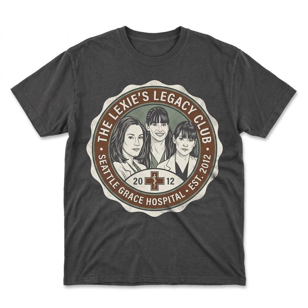 Lexie Tribute Seattle Grace Hospital Medical Drama TV Fan Merch Graphic Apparel Unisex TShirt