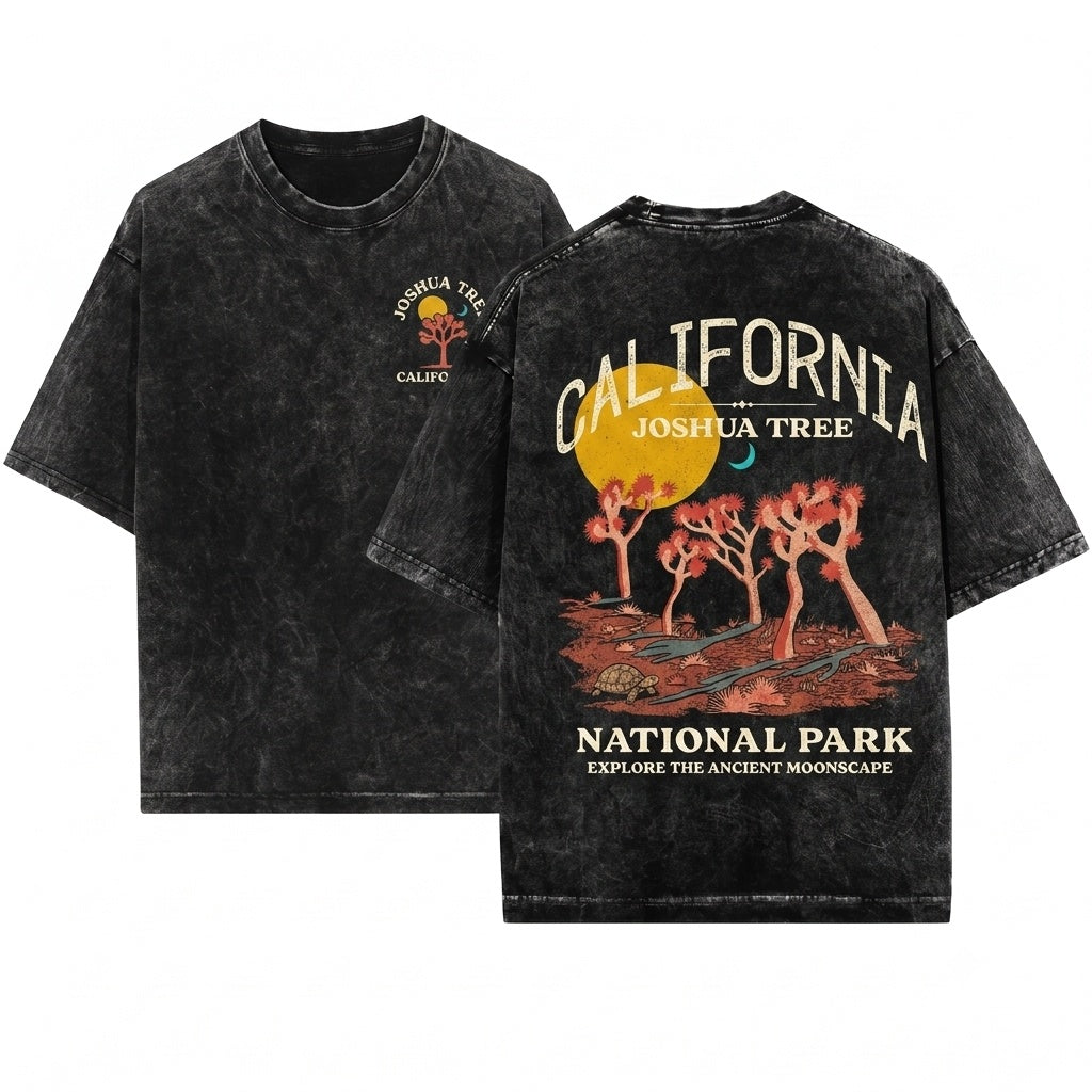 Joshua Tree National Park Graphic Unisex Wash T-Shirt
