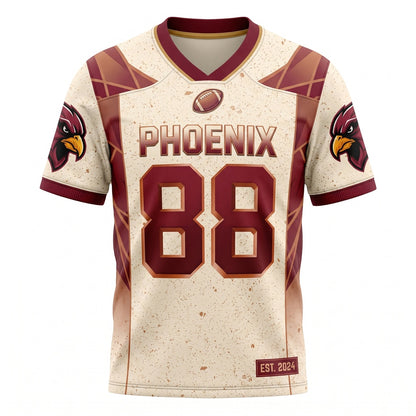 Unisex Custom Football Game Day Fan Jersey - Breathable Stitched Athletic Sportswear