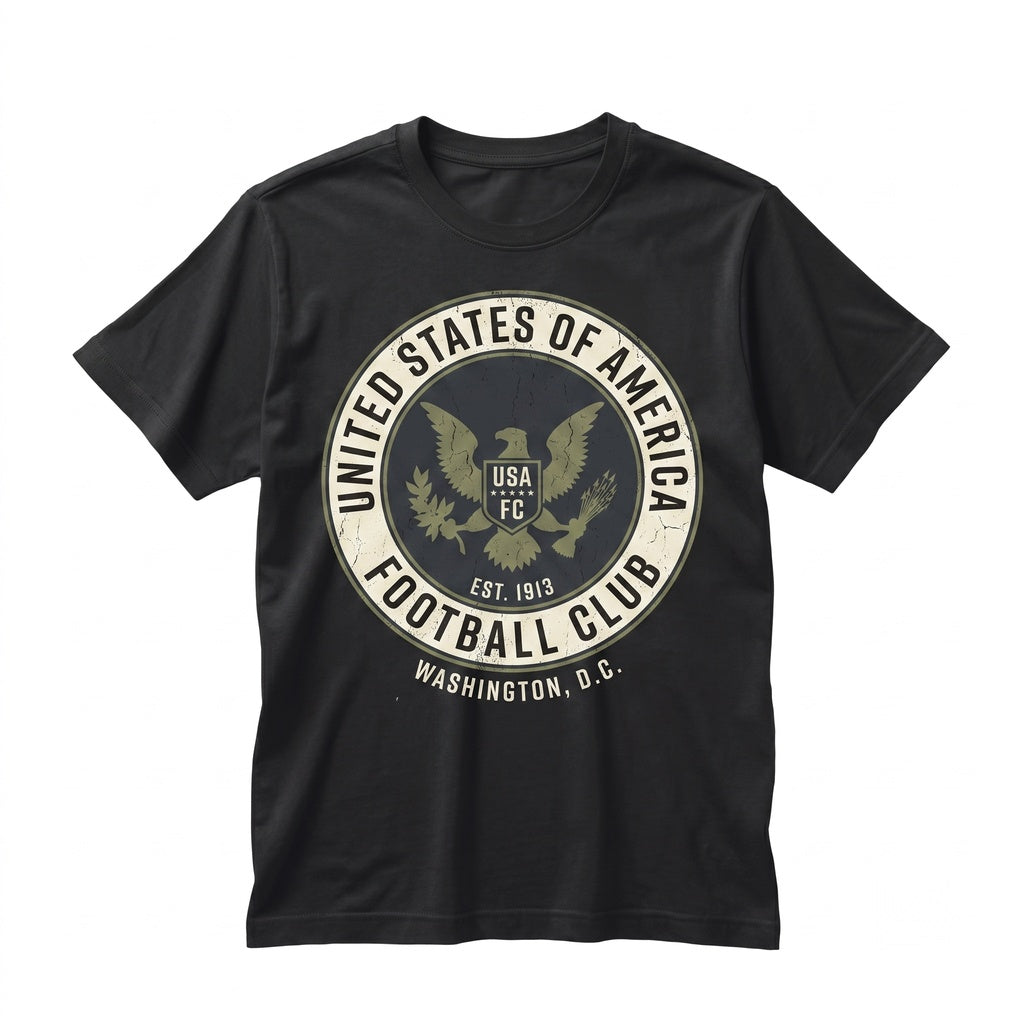 Vintage USA Soccer America Football Graphic Retro Tournament Fan Apparel Unisex TShirt