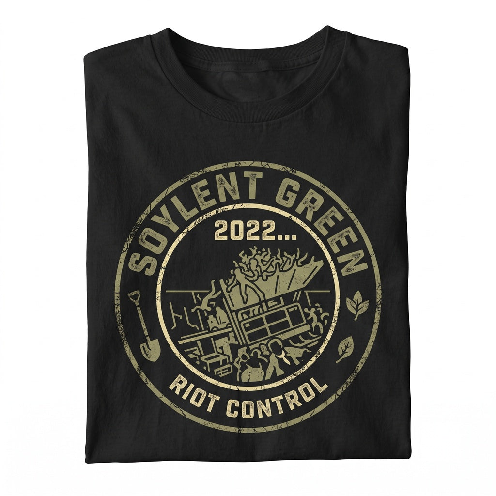 Vintage 1973 Sci-Fi Dystopian Movie Cannibalism Graphic Cotton Unisex TShirt