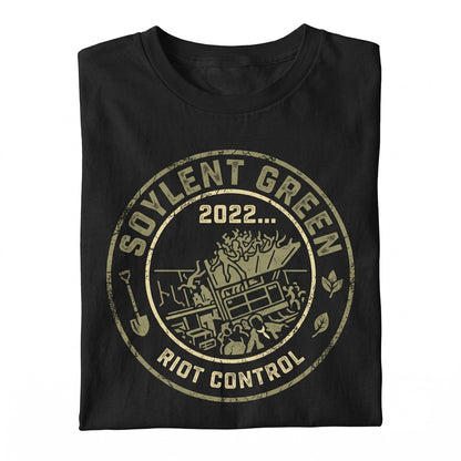Vintage 1973 Sci-Fi Dystopian Movie Cannibalism Graphic Cotton Unisex TShirt