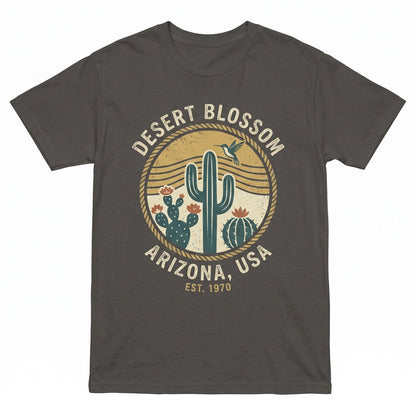 Retro Southwest Arizona Desert Cactus Boho Western Graphic Unisex TShirt