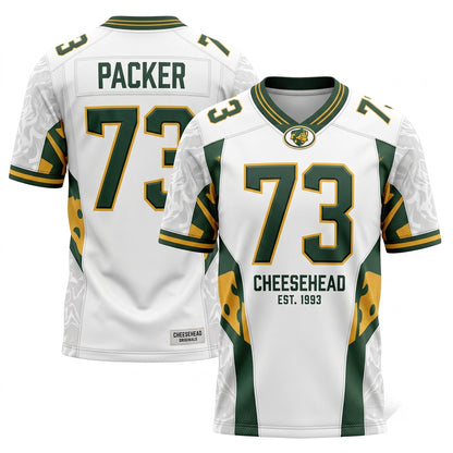 Unisex Stitched Game Day Football Jersey - Breathable Lightweight Mesh Fan Shirt