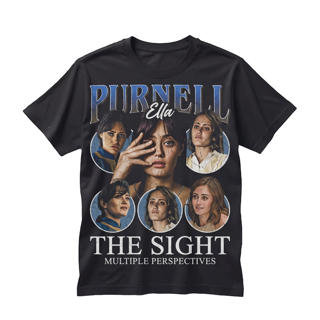 Ella Purnell Vintage Retro Graphic Fan Gift for Men Women Unisex TShirt