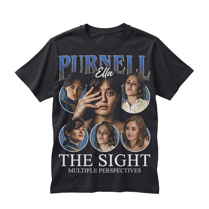 Ella Purnell Vintage Retro Graphic Fan Gift for Men Women Unisex TShirt