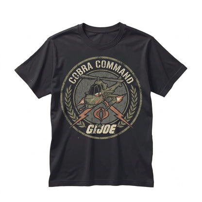 Vintage Retro Tactical Snake Military Emblem Graphic Apparel Unisex TShirt