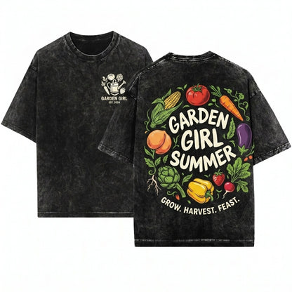 Vegetable Plant Lover Summer Gardening Unisex Wash T-Shirt