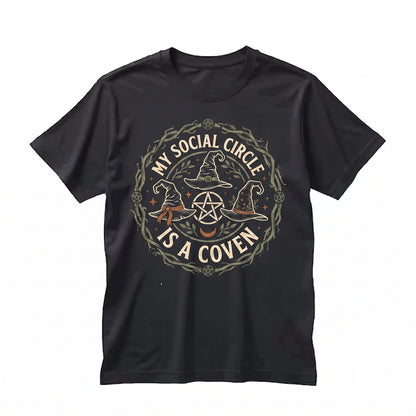 Funny Witch Coven Halloween Introvert Sarcastic Spooky Graphic Unisex TShirt