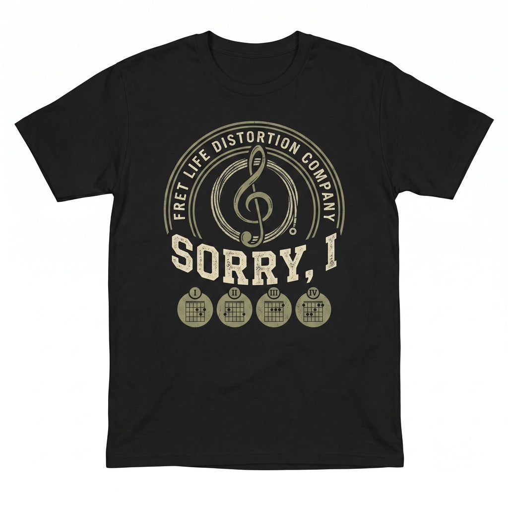 Guitar Chords Musician Gift Acoustic Electric Player Music Birthday Present Christmas Apparel Men Women Unisex TShirt