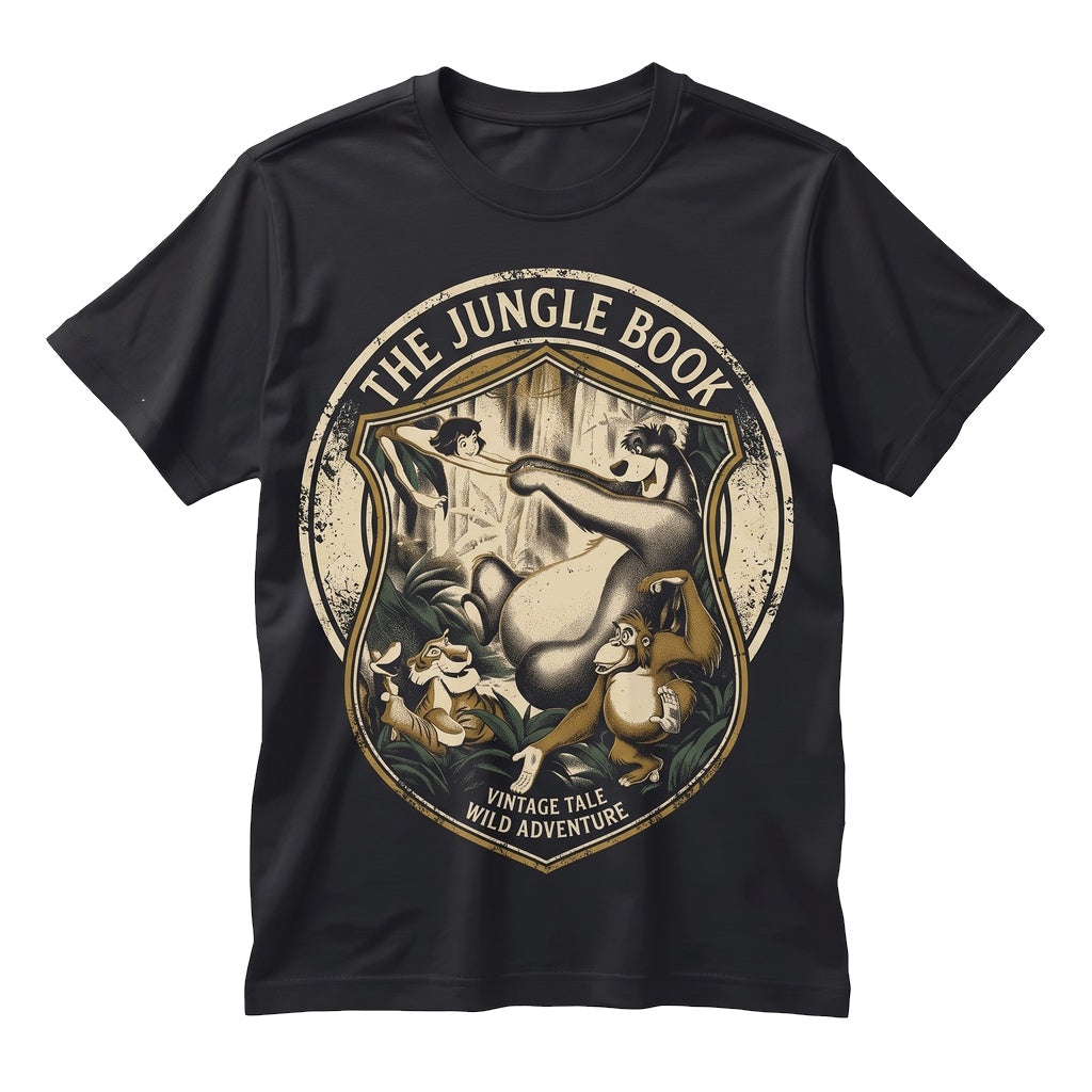Mowgli Baloo Jungle World Trip Adventure Vacation Graphic Gift Unisex TShirt