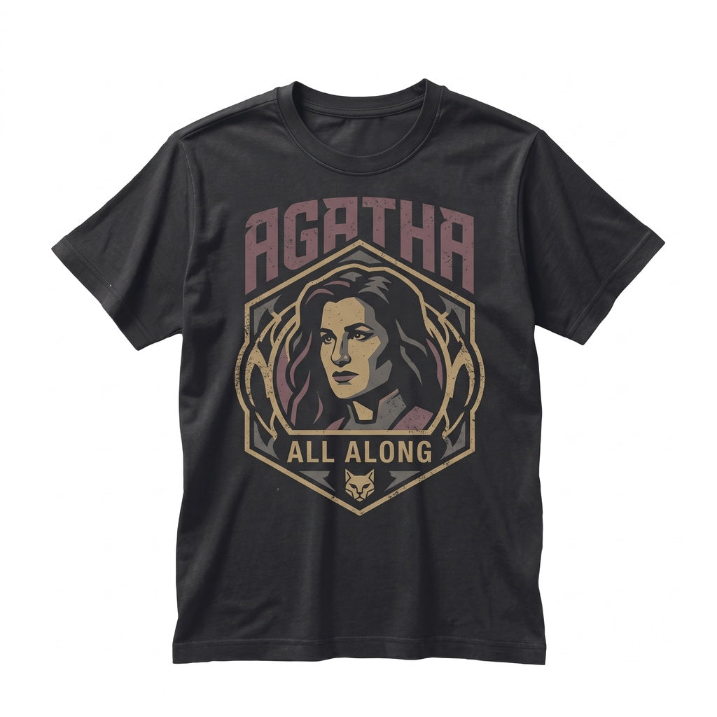 Vintage Agatha Harkness Witchcraft Graphic Retro Fan Gift Unisex TShirt