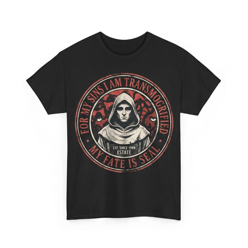 My Fate Is Sealed Funny Vintage Japanese Marine Animal Graphic Retro Novelty Cotton Apparel Unisex TShirt