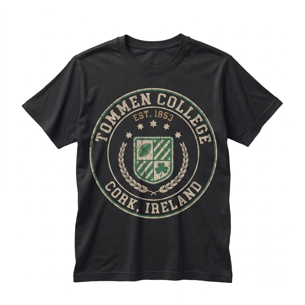 Tommen College Embroidered Bookish Merch Irish Romance Reader Gift Novel Apparel Unisex TShirt