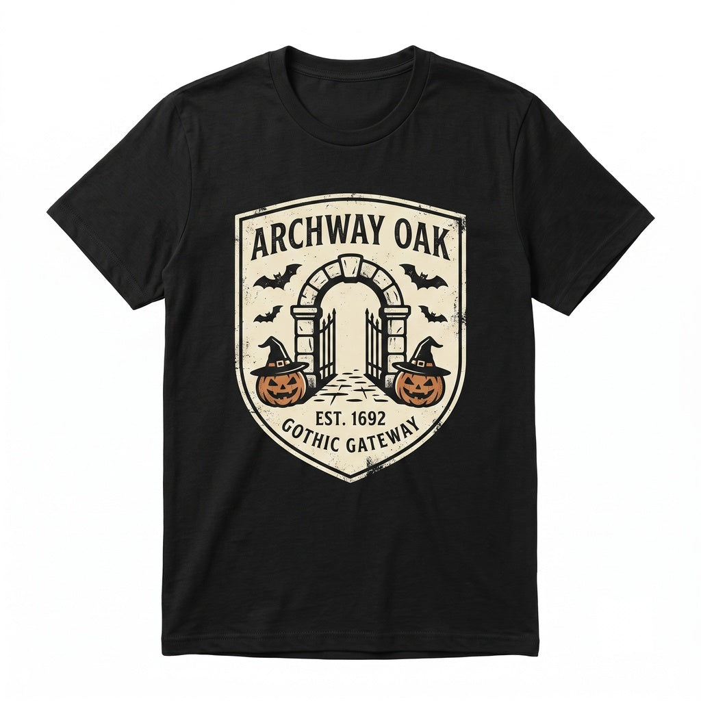 Vintage Ghost Graphic Spooky Haunted Witchy Autumn Style Halloween Seasonal Gift Unisex TShirt