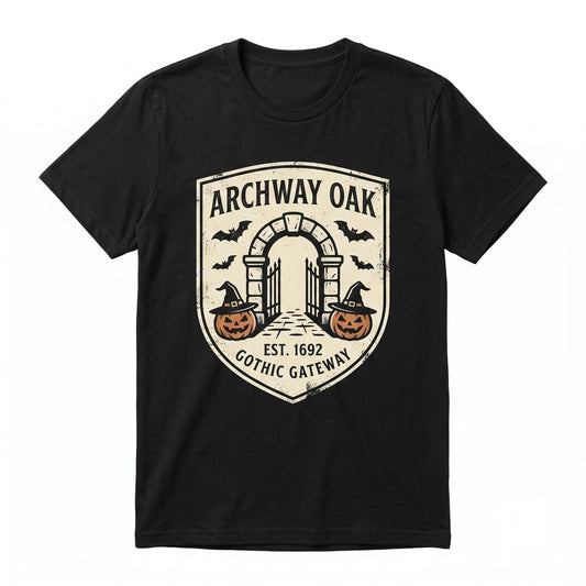 Vintage Ghost Graphic Spooky Haunted Witchy Autumn Style Halloween Seasonal Gift Unisex TShirt