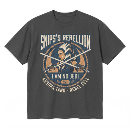 Ahsoka Tano Im No Jedi Clone Wars Rebels May Fourth Galactic Warrior Vintage Graphic Unisex TShirt