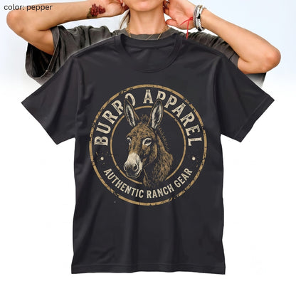 Vintage Cute Donkey Graphic Farm Animal Lover Gift Unisex TShirt