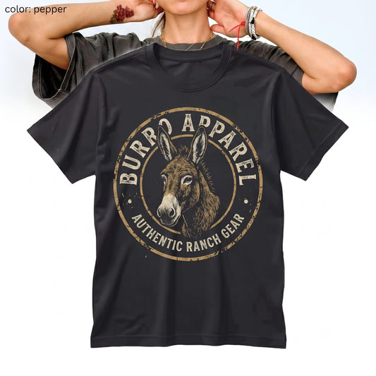 Vintage Cute Donkey Graphic Farm Animal Lover Gift Unisex TShirt