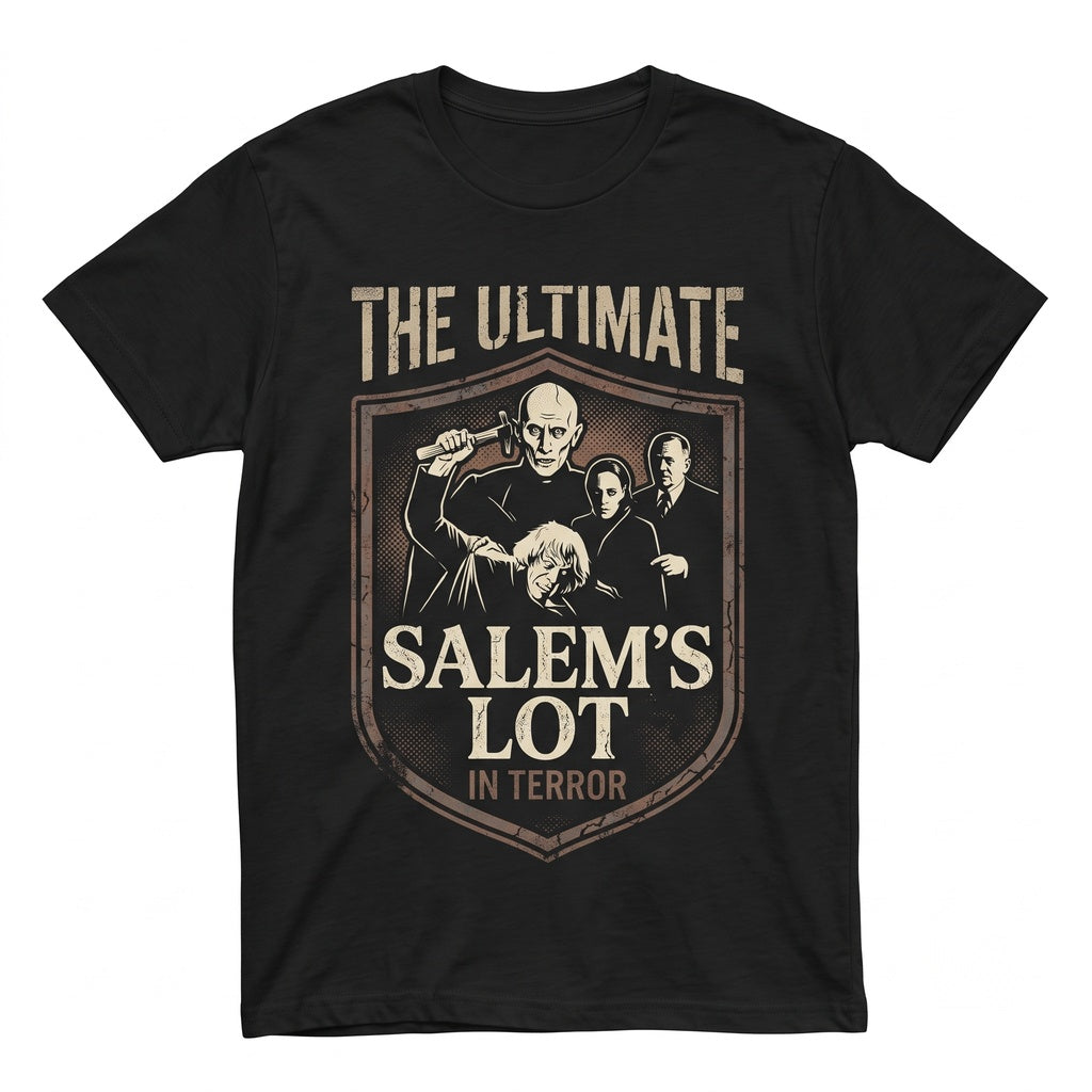 Vintage Vampire Horror Salem Graphic Novelty Unisex TShirt