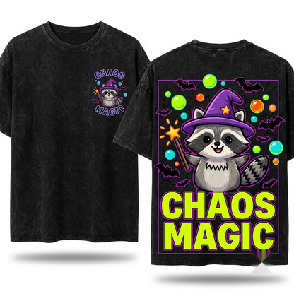 Cute Kawaii Spooky Halloween Frog Embroidered Pullover Season Gift Unisex Wash T-Shirt