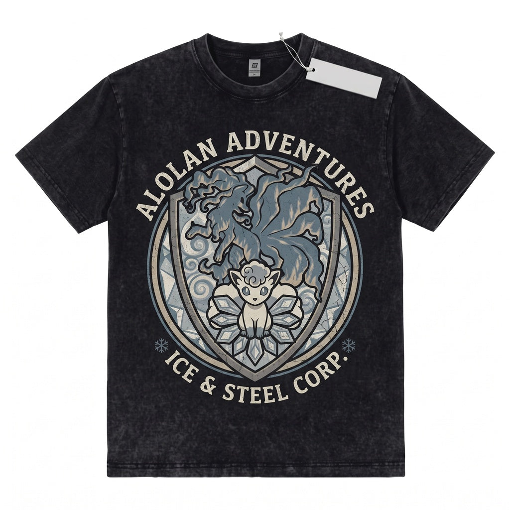 Alolan Ninetales Ice Fox Graphic Vintage Y2K Retro Streetwear Sleeveless Unisex TShirt