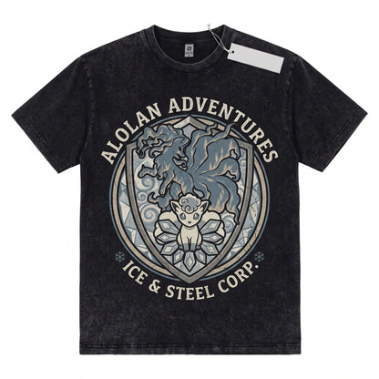 Alolan Ninetales Ice Fox Graphic Vintage Y2K Retro Streetwear Sleeveless Unisex TShirt