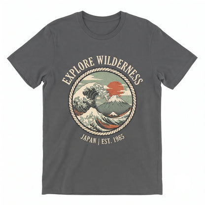 Wildflower V-Neck Botanical Nature Lover Gift Colorful Floral Apparel Unisex TShirt