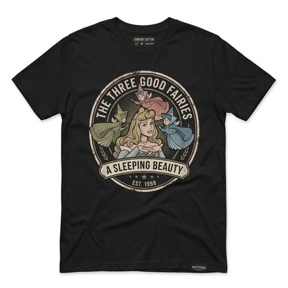 Vintage Aurora Fairy Tale Princess Graphic Cotton Apparel Unisex TShirt