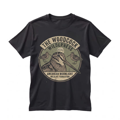 American Woodcock Full Moon Meep Bird 90s Vintage Retro Graphic Timberdoodle Nature Crewneck Pullover Sweatshirt Lover Gift