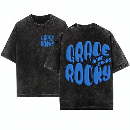 Project Hail Mary Grace Rocky Embroidered Sci-Fi Space Fans Cosmic Crewneck Sweatshirt Apparel Gift Unisex Wash T-Shirt