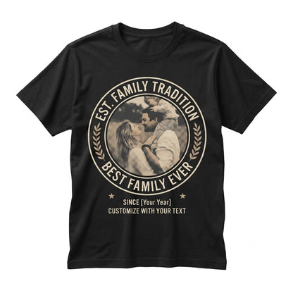 Best Family Ever Personalized Custom Name Matching Reunion Gift Unisex TShirt