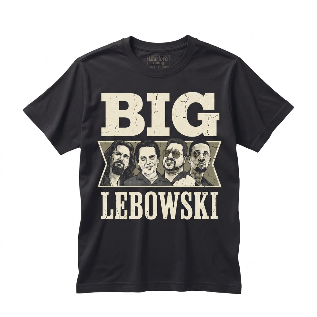 The Dude Abides Bowling Cult Comedy Movie Graphic Vintage 1990s Pop Culture Apparel Unisex TShirt