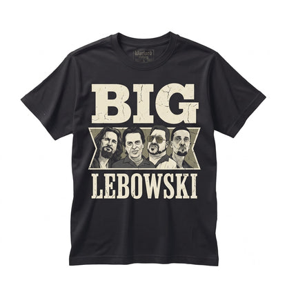 The Dude Abides Bowling Cult Comedy Movie Graphic Vintage 1990s Pop Culture Apparel Unisex TShirt
