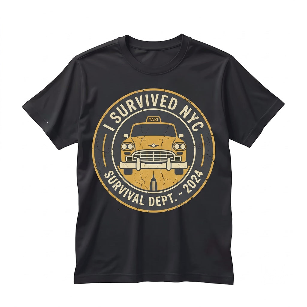 I Survived My Trip To NYC Spider Peter Parker Superhero Meme Graphic Cotton Vintage Unisex TShirt