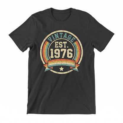 Vintage 1976 50th Birthday Gift For Women Fifty Apparel Classic Tee Unisex TShirt