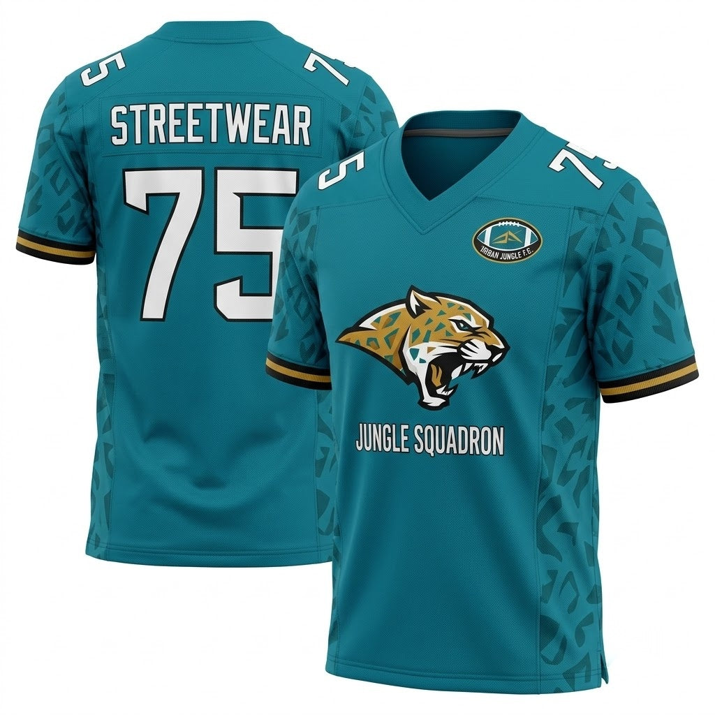Unisex Game Day Football Fan Jersey - Lightweight Breathable Stitched Athletic Mesh